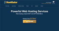 Desktop Screenshot of hostgator.com